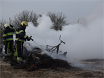 Melding 13.38 Prio 2 Buitenbrand Vuiloverslagplaats Lutkepost N358 Buitenpost